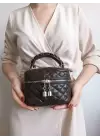 Leslie Bitter Brown Womens Box Shoulder Bag