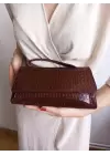 Matisse Claret Red Crocodile Wallet Type Cross Strap Womens Shoulder Bag