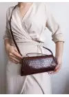 Matisse Claret Red Crocodile Wallet Type Cross Strap Womens Shoulder Bag