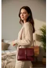 Mimosa Burgundy Skin Womens Shoulder Bag