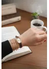Octea Kahve Deri Kordonlu Kare Minimal Kadın Kol Saati