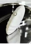 Rosalie Beyaz Sedefli Deniz Kabuğu Model Zincir Askılı Dokulu Clutch Abiye Portföy Çanta