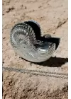 Seashell Gümüş Zincir Askılı Portföy Kadın El Ve Omuz Çantası