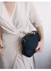 Toile Black Nubuck Suede Lock Handle Womens Handbag and Shoulder Bag