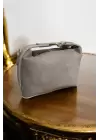 Toile Vizon Nubuk Süet Kilit Saplı Kadın El Kol Ve Omuz Çantası