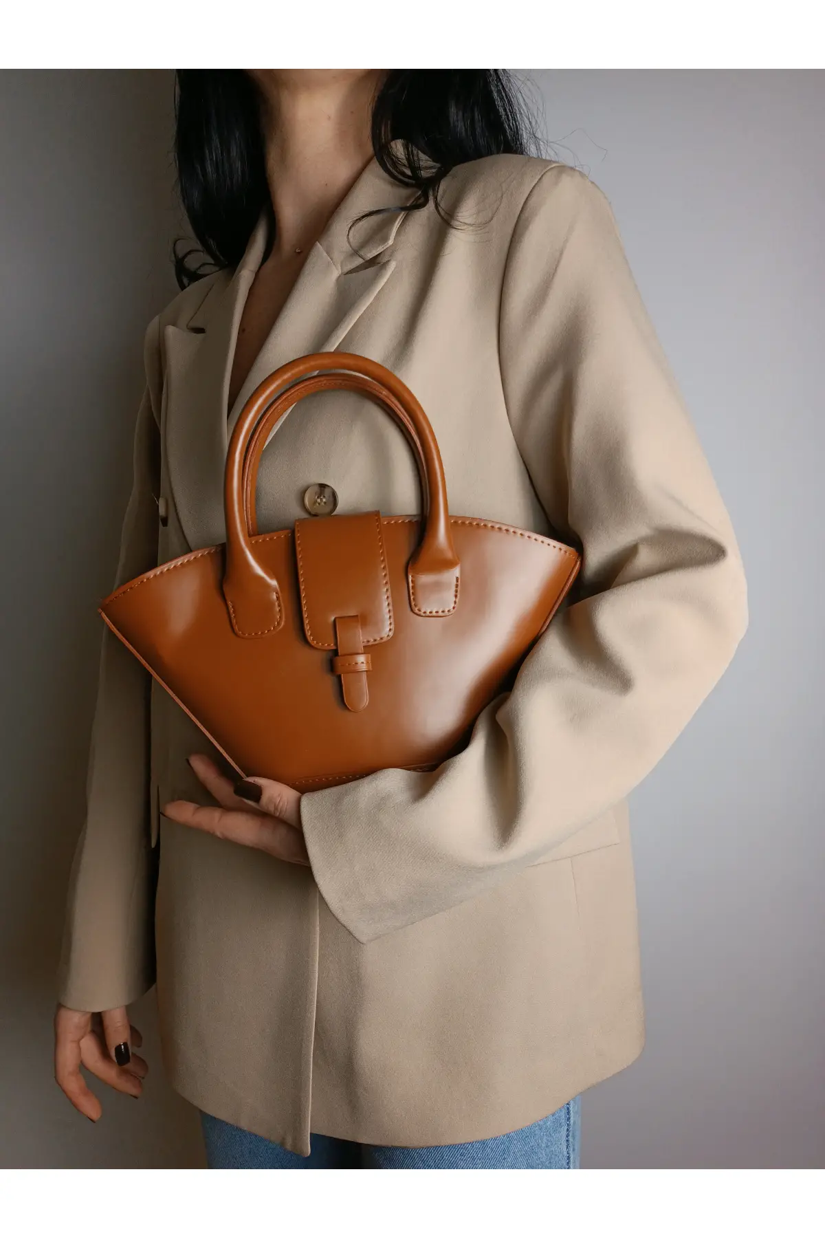 Poppy Taba Kova Model El Kol Ve Omuz Çantası