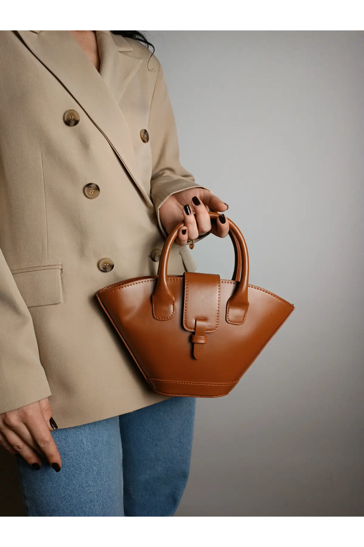 Poppy Taba Kova Model El Kol Ve Omuz Çantası