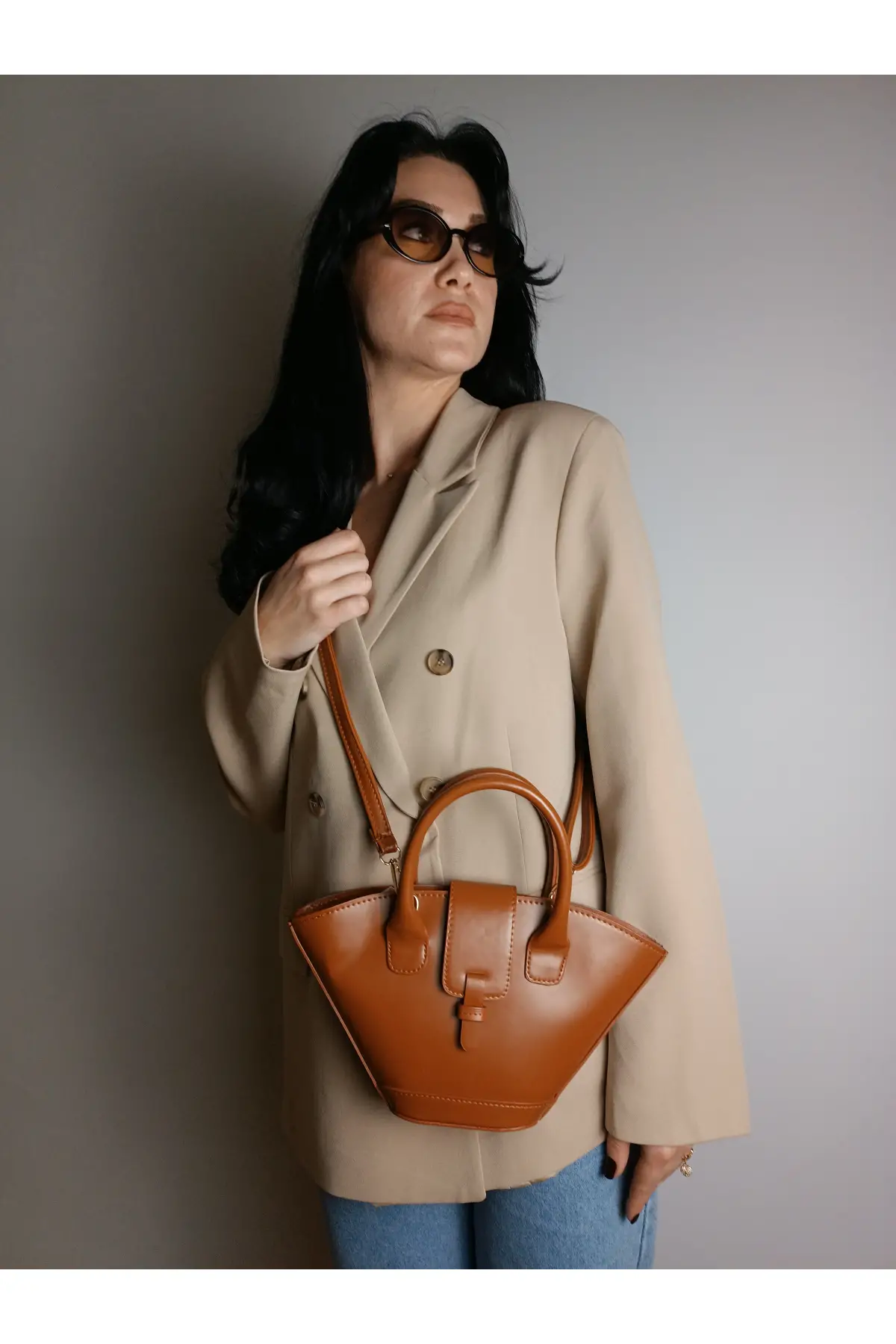 Poppy Taba Kova Model El Kol Ve Omuz Çantası