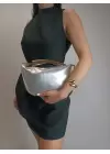 Begonia Gümüş Gold Tasarım Saplı Kadın El Kol Ve Omuz Çantası