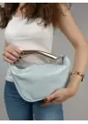 Begonia Mavi Gold Tasarım Saplı Kadın El Kol Ve Omuz Çantası