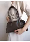 Henna Bitter Brown Binding Zipper Closure Pinterest Model Womens Shoulder Bag