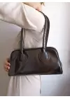Henna Bitter Brown Binding Zipper Closure Pinterest Model Womens Shoulder Bag