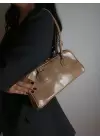 Henna Vizon Cilt Fermuar Kapama Pinterest Model Kadın Omuz Çantası