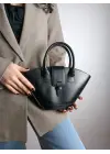 Poppy Siyah Kova Model El Kol Ve Omuz Çantası