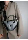 Poppy Siyah Kova Model El Kol Ve Omuz Çantası