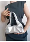 Talia Gümüş Cilt Zincir Askılı Kadın Omuz Çantası