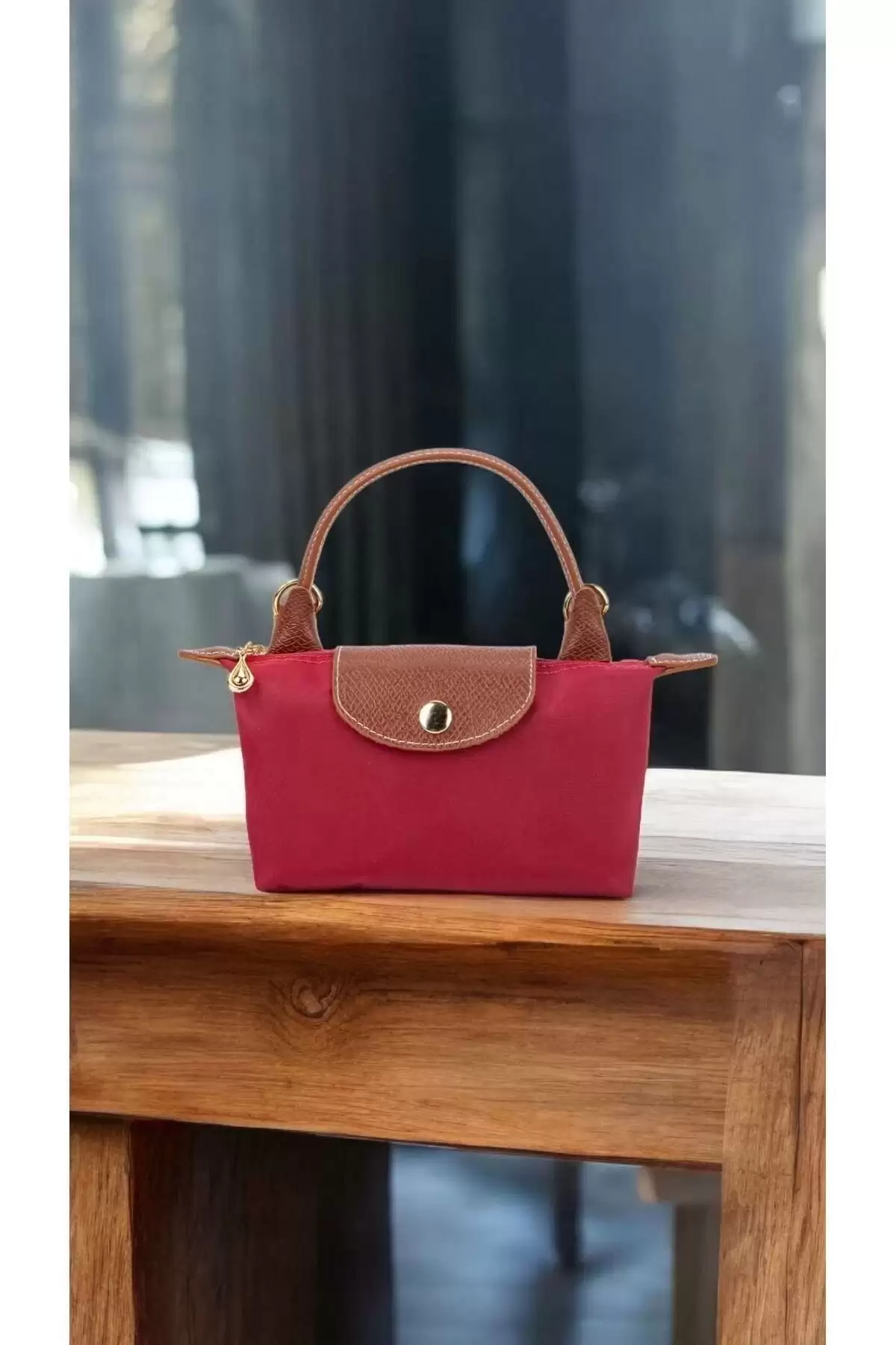 Laurel Bordo Paraşüt Kumaş Kadın Mini Bag