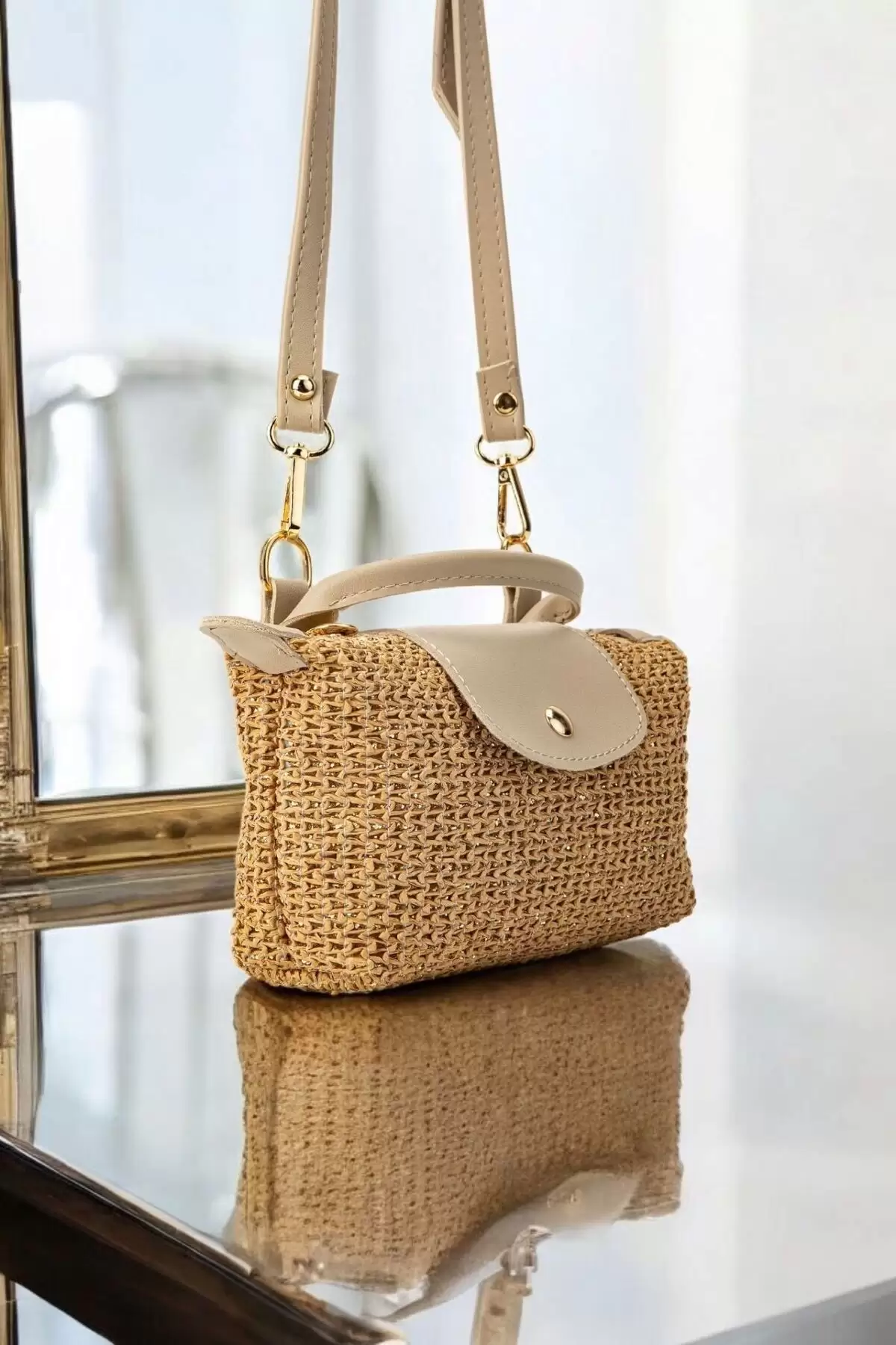 Laurel Vizon El Örgü Kadın Mini Bag