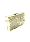 Alessia Gold Geometrik Çizgi Model Clutch Abiye Portföy Çanta