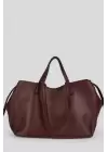 Sunday Bordo Shopper Pinterest Kadın Kol Ve Omuz Çantası