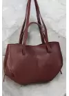 Sunday Bordo Shopper Pinterest Kadın Kol Ve Omuz Çantası