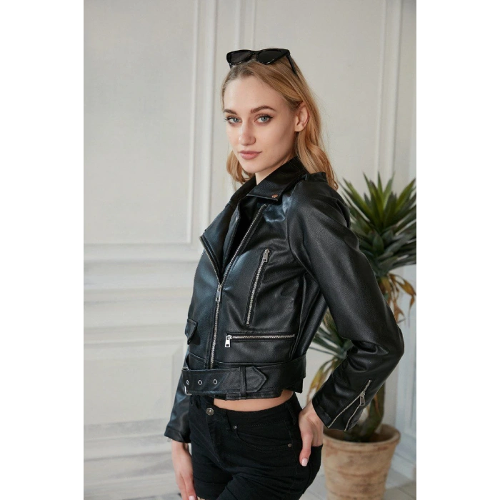 Biker Deri Ceket