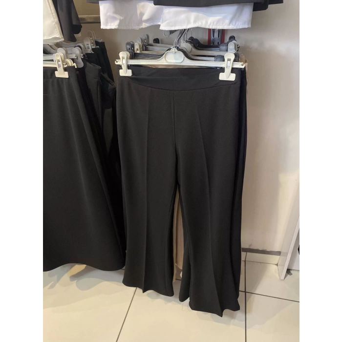 Krep Kumaş İspanyol Paça Pantolon