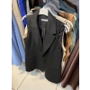 Kruvaze Yaka Blazer Yelek
