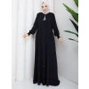 FULAR FERMUARLI ÜÇ PARÇA KESİM MEDİNE İPEĞİ FERACE