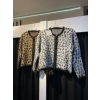 Leopar Desenli Kısa Hırka