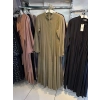 PREMİUM TENCEL KUMAŞ KEMERLİ ELBİSE