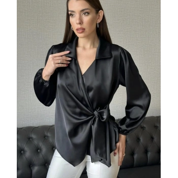 Atlas Saten Kimono Gömlek