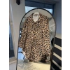 Leopar Desenli Saten Gömlek