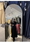 Taş Kaplamalı Viral Saten Etek