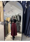 Taş Kaplamalı Viral Saten Etek