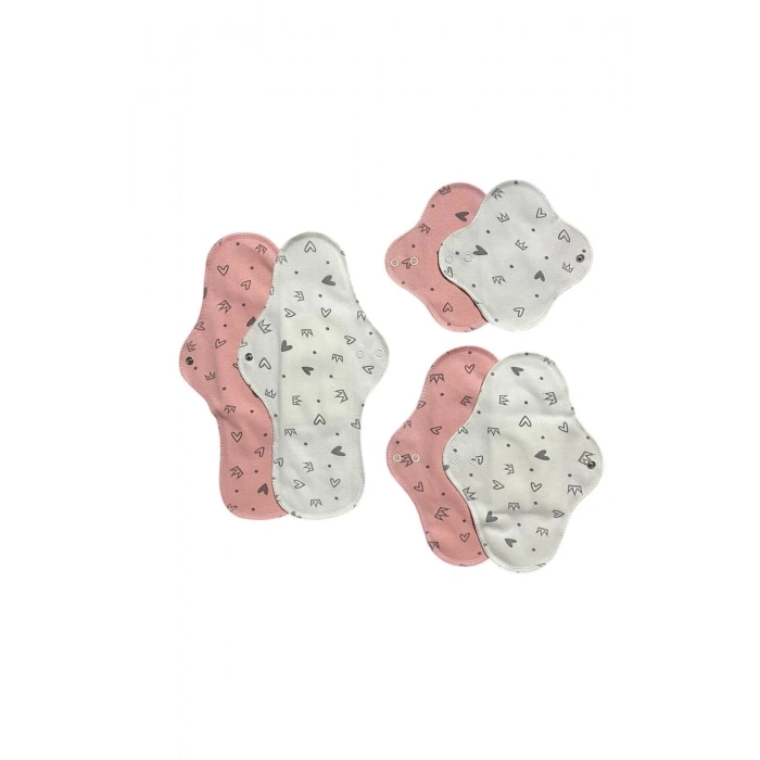 Bambu Yıkanabilir Doğal Kadın Pedi 6lı (karışık)