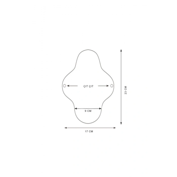 Bambu Yıkanabilir Doğal Kadın Pedi 18li