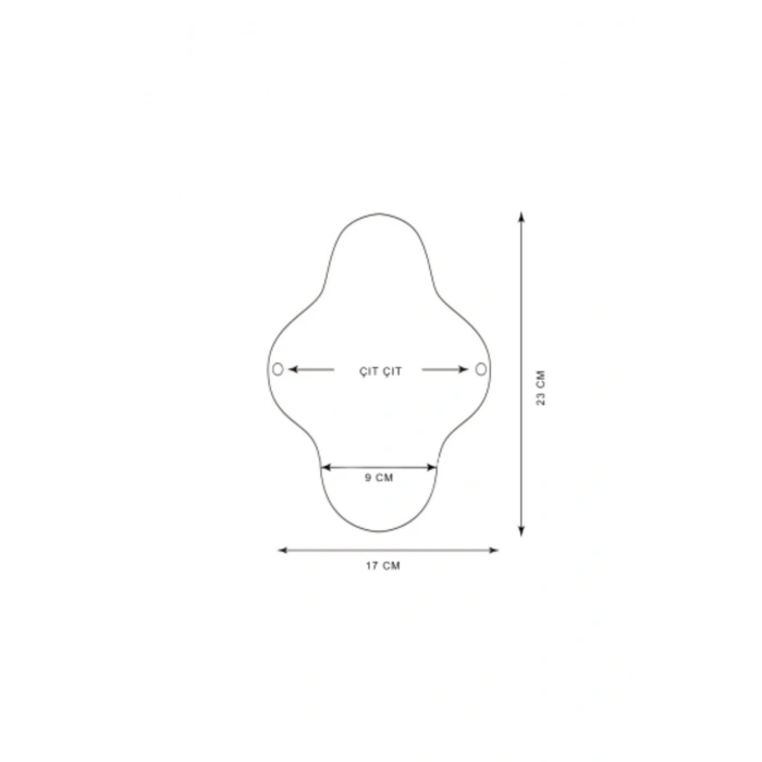 Bambu Yıkanabilir Doğal Kadın Pedii 12li (NORMAL - GÜNLÜK)karışık Renk
