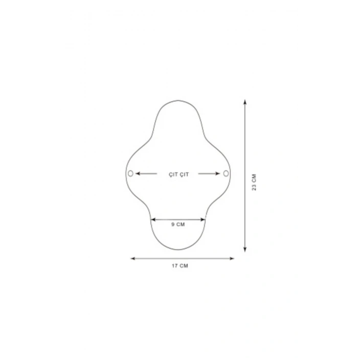 Bambu Yıkanabilir Doğal Kadın Pedi 6lı normal