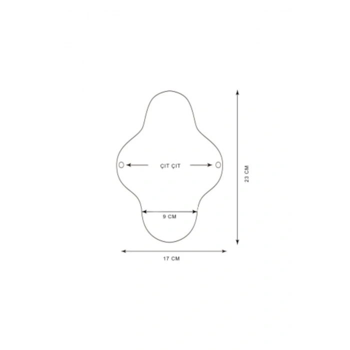 Doğal Yıkanabilir Kadın Pedi 8li (NORMAL- AÇIK RENK)