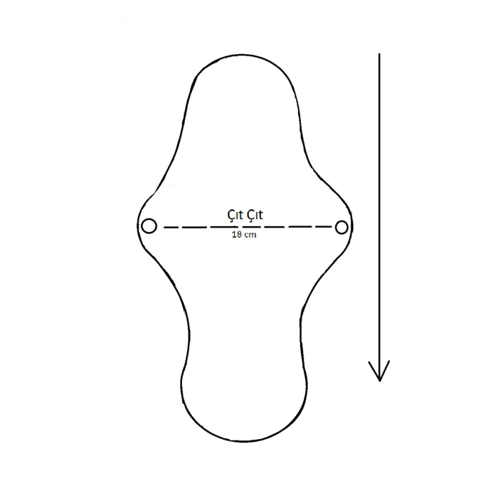 Bambu Yıkanabilir Doğal Kadın Pedi - XL BOYUT (Ekstra Büyük)