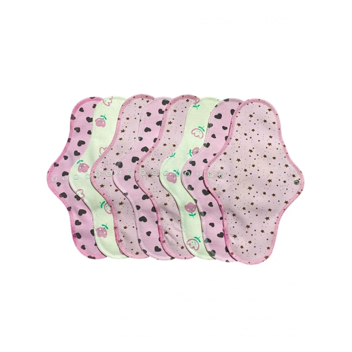 Doğal Yıkanabilir Kadın Pedi 8li (GECE)