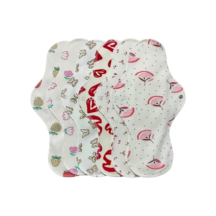 Bambu Yıkanabilir Doğal Kadın Pedi 6lı (XL BOY)