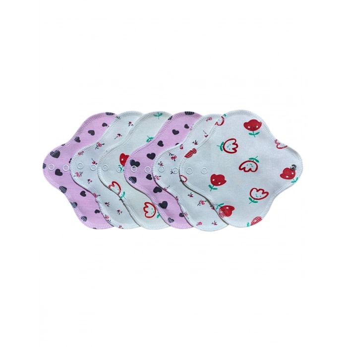 Bambu Yıkanabilir Doğal Kadın Pedi 6lı (GÜNLÜK)