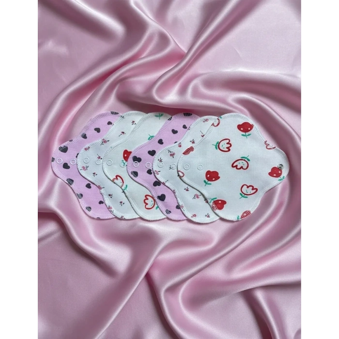 Bambu Yıkanabilir Doğal Kadın Pedi 6lı (GÜNLÜK)