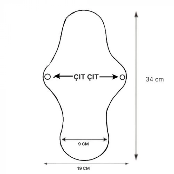 Bambu Yıkanabilir Doğal Kadın Pedi 6lı (karışık)