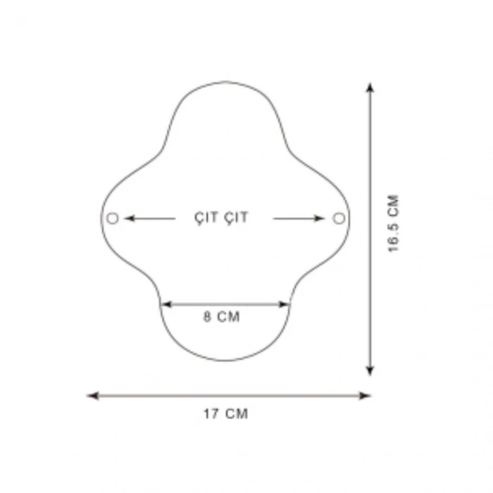 Bambu Yıkanabilir Doğal Kadın Pedi 6lı (karışık)