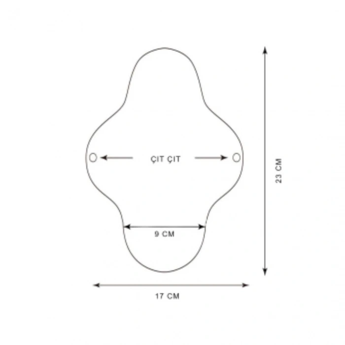 Bambu Yıkanabilir Doğal Kadın Pedi 6lı (karışık)
