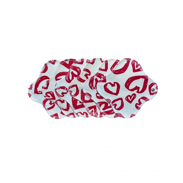 Yıkanabilir Doğal Kadın Pedi 6lı Günlük