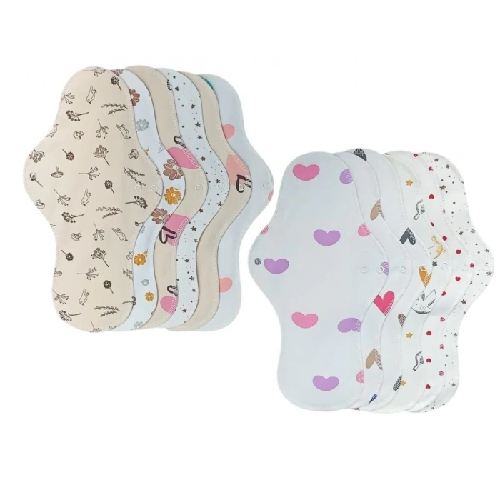 Bambu Yıkanabilir Doğal Kadın Pedi 12li ( Xl Boy )